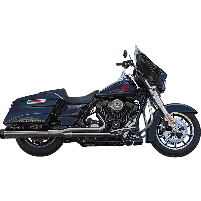 S&S Cycle Sidewinder 2-Into-1 Exhaust System - 550-1087 For Harley Touring 2017-2023