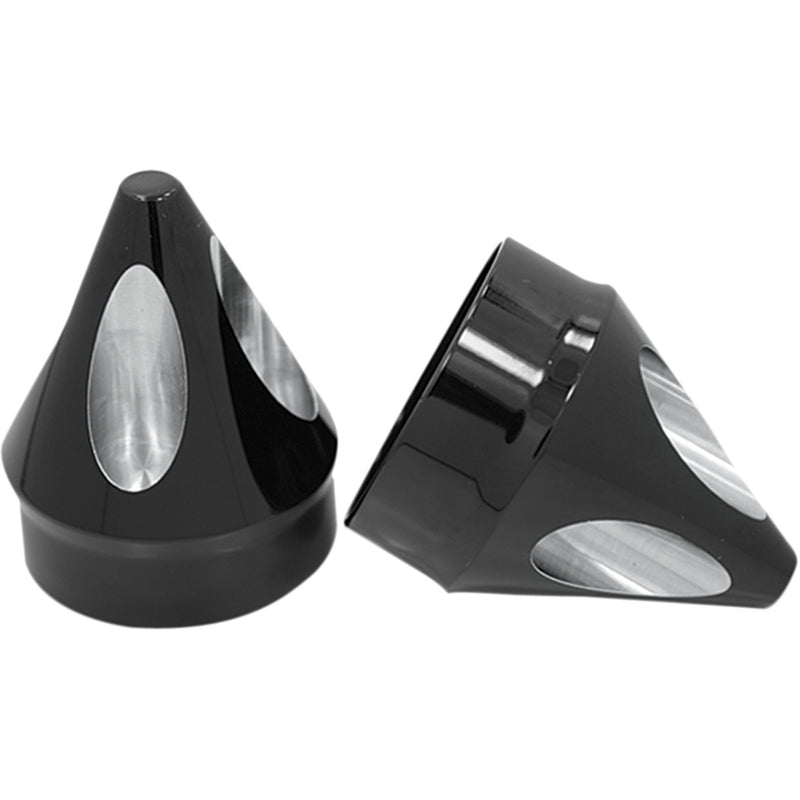 Avon Grips Spike Axle Nut Cover - AXL-SPK-ANO For Harley Motorcycles 2007-2020