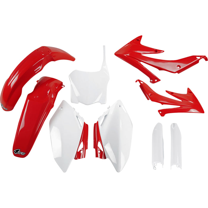 UFO 1403-4184 HOKIT110BF@999 Full Body Kit With Fork Guards Body Kit - OEM Red/White - CRF450R