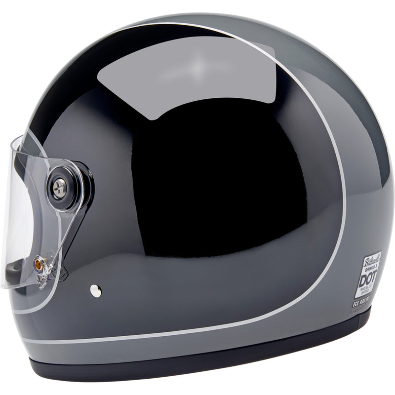 BILTWELL Gringo S Tracker Helmet - Gloss Storm Gray/Black