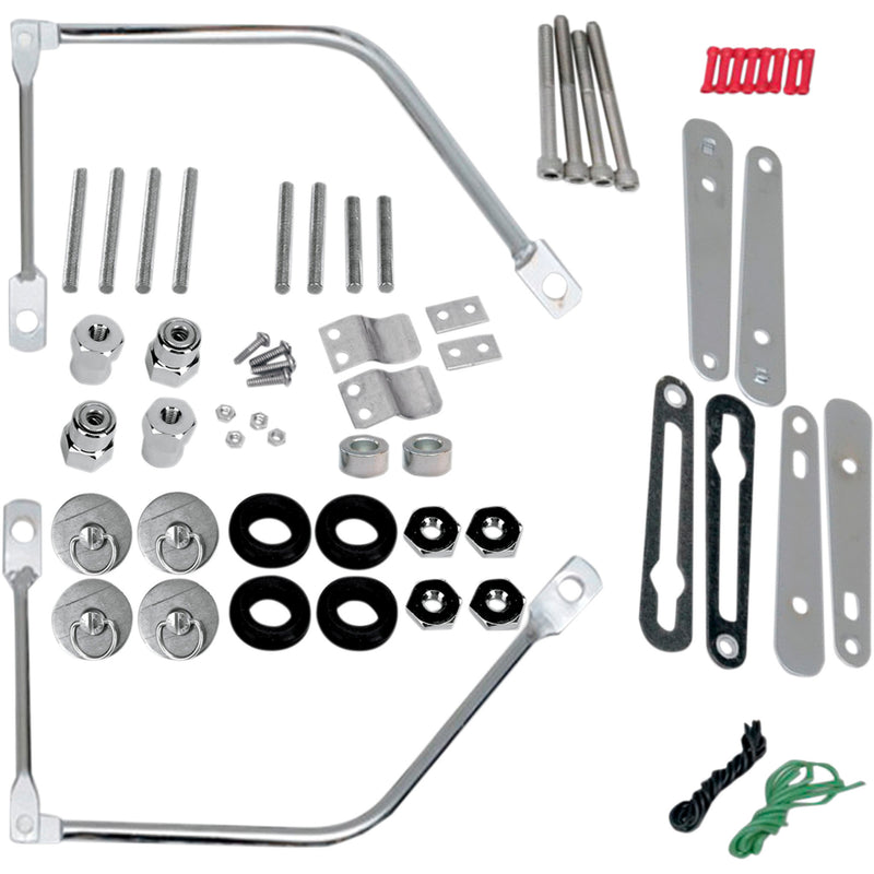 Saddlemen S4 Saddlebag Support - 3501-0344 For Harley Softail 1984-2013
