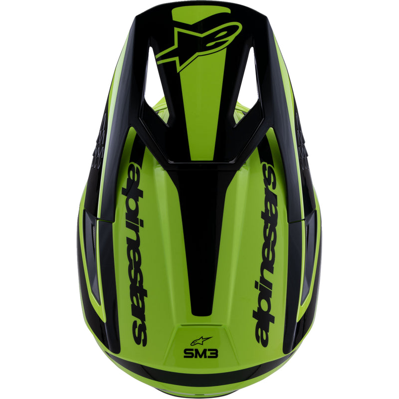 ALPINESTARS SM3 Heat Helmet - Gloss Yellow Fluo/Black