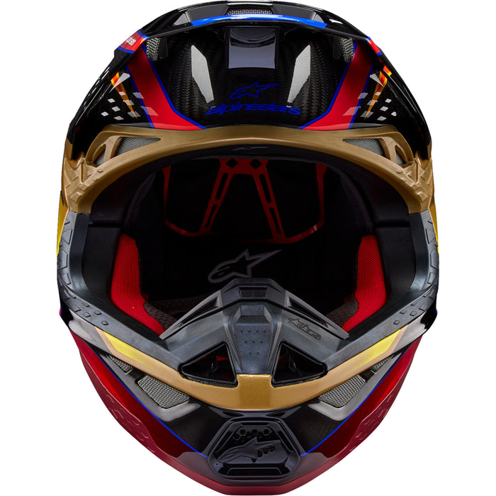 ALPINESTARS Supertech M10 Era MIPS® Helmet - Gloss Gold/Yellow/Rio Red