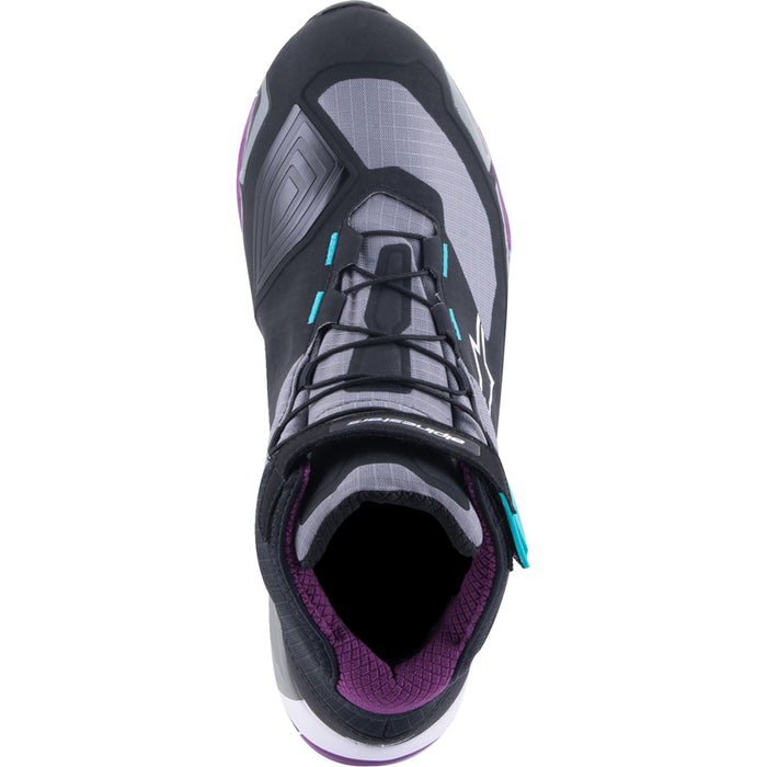 ALPINESTARS 3405-3240 261152313709 Stella CR-X Drystar® Shoes black/gray/teal/purple - us 9
