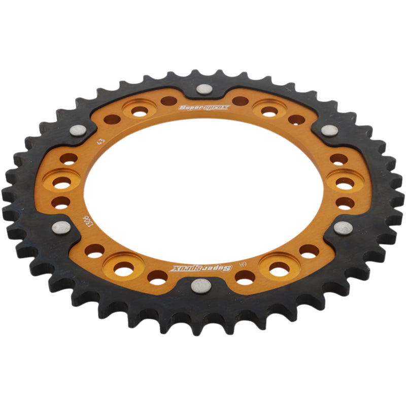 SUPERSPROX 1210-1946 RST-1306-43-GLD Stealth Rear Sprocket 43 tooth - gold - honda