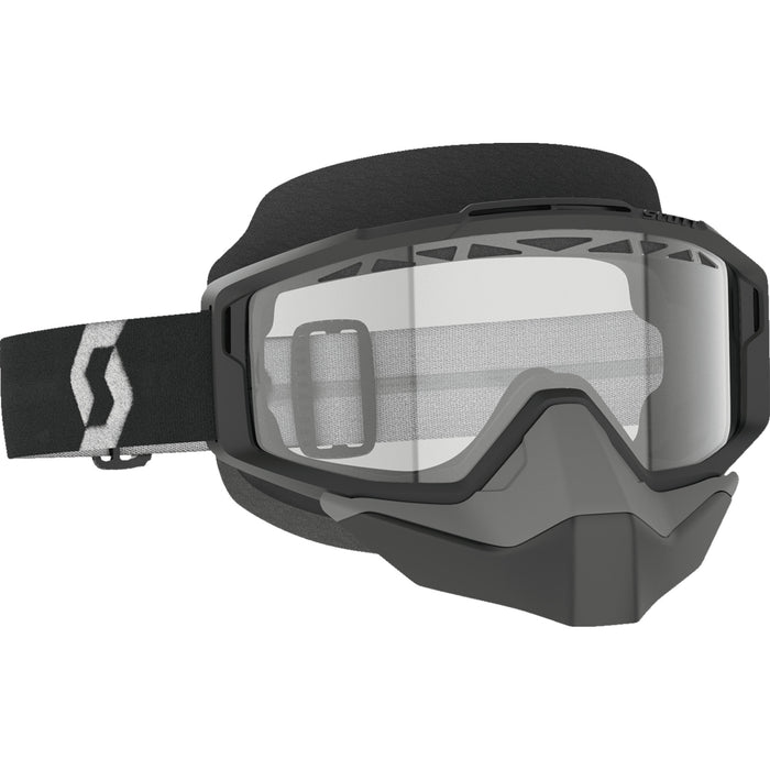 SCOTT Split OTG Snow Goggle Black/White - Dual Lens
