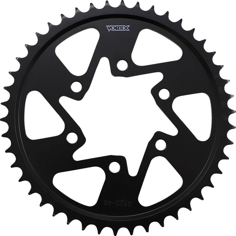 VORTEX 1210-0552 452S-46 Steel Sprocket Steel Rear Sprocket - 46 Tooth - Kawasaki