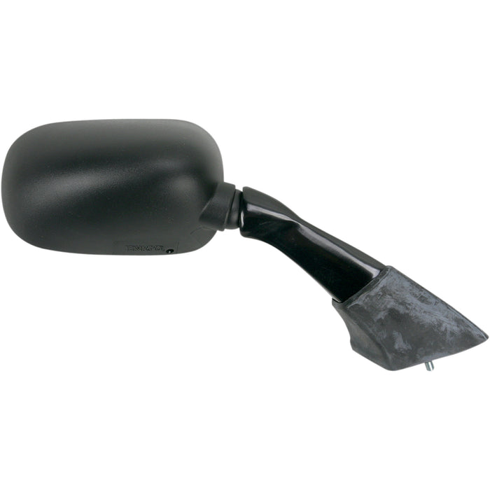 EMGO 0640-0171 20-80521 OEM-Style Replacement Mirror Mirror - Side View - Rectangle - Black - Right