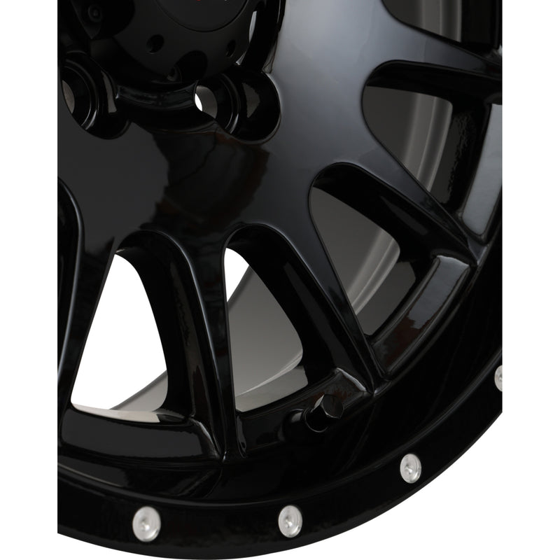 HIGH LIFTER 0230-1534 15HL25-1255 HL25 Wheel Wheel - HL25 - Front/Rear - Black - 15x7 - 5/4.5 - 4+3 (+10 mm)