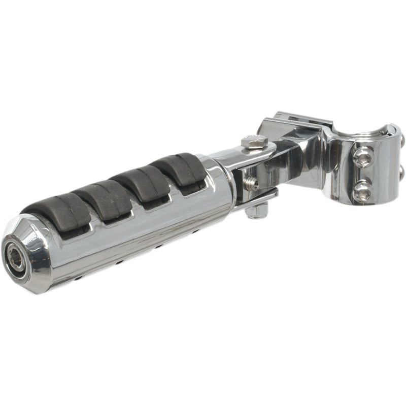 RIVCO PRODUCTS 1624-0291 PEGS125 Anti-Vibration Highway Pegs with 1-1/4” Clamps Highway Peg - Chrome - 1-1/4"