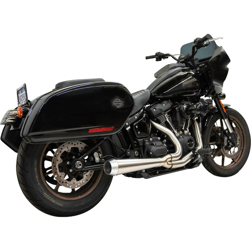 Bassani Xhaust Road Rage 2-Into-1 Exhaust System - 1S81SS For Harley Softail 2018-2024