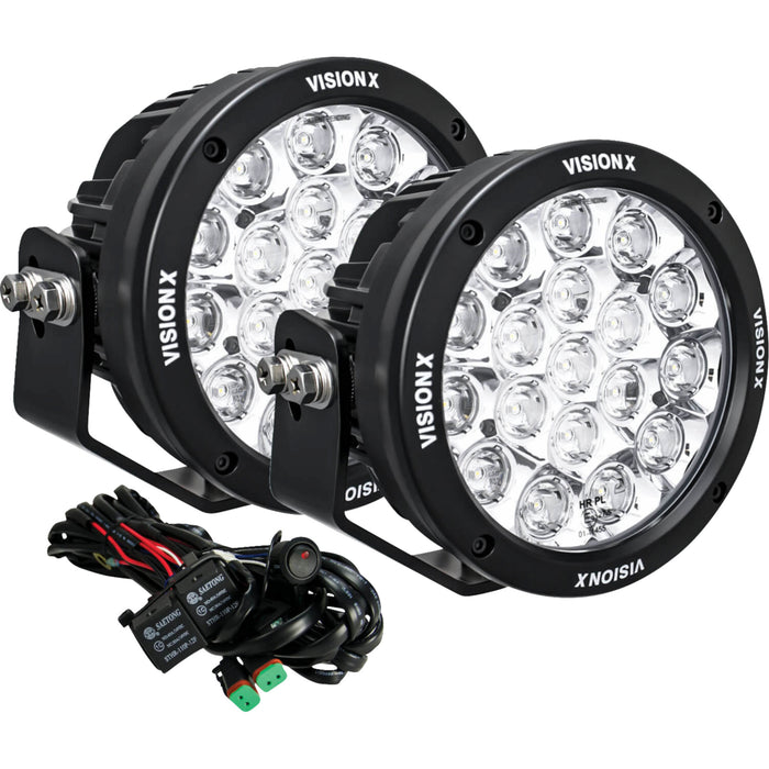 VISION X 2001-2877 9907444 Light Cannon cg2 - 6-3/4" - multi led - clear lens
