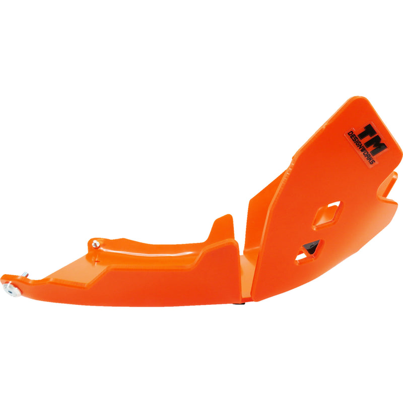T.m. Designworks Skid Plate - KTMC-258-OR For KTM Dirt Bikes 2023-2025 | Gas Gas 250 / 300 2024-2025