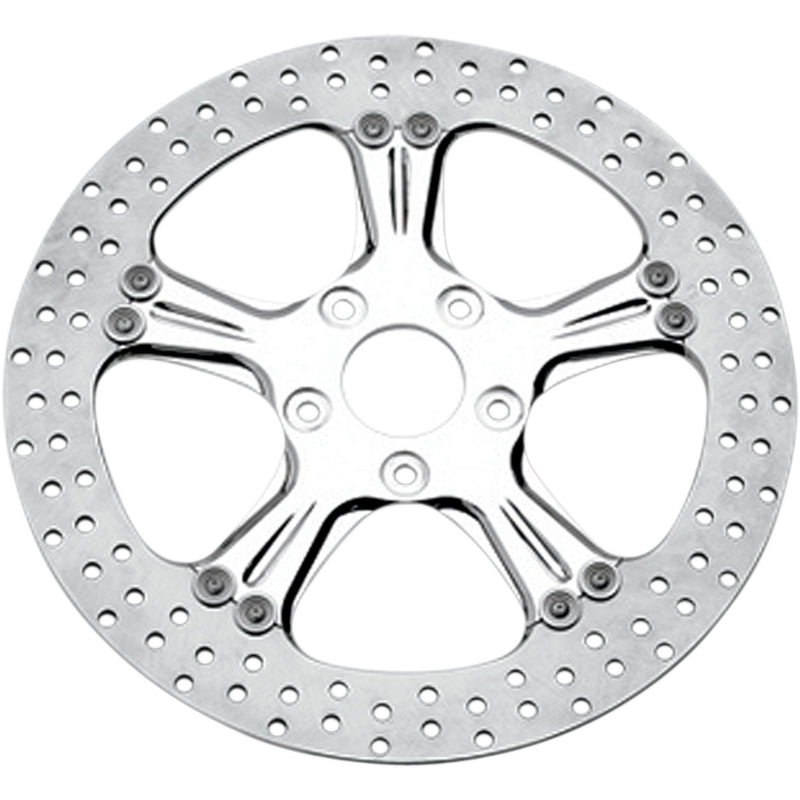 Performance Machine (pm) Wrath Brake Rotor - 0133-1522WRAS-CH For Harley Motorcycles 2000-2014