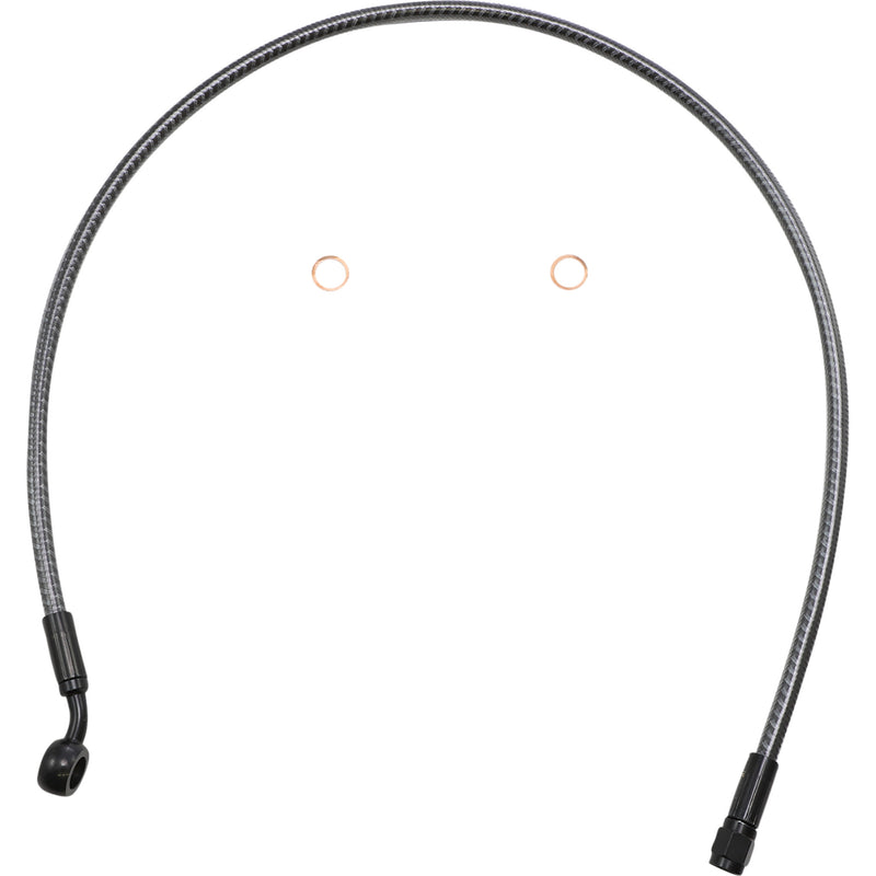MAGNUM SHIELDING 1741-6283 77129 KARBONFIBR Upper Brake Line - Front - 3/8" - 35° - 29" - KARBONFIBR