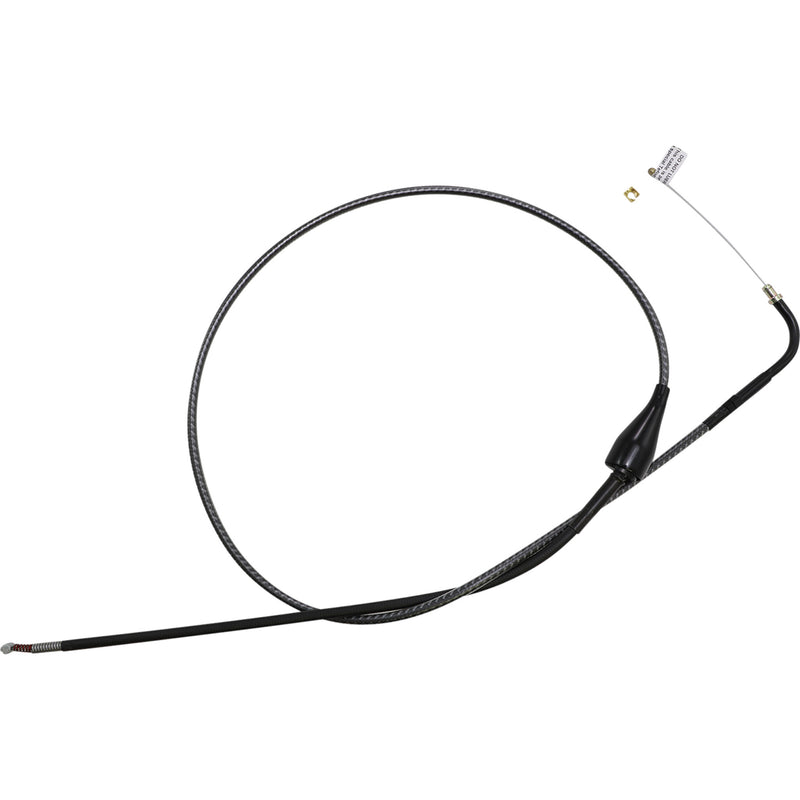 Magnum Shielding Karbonfibr Braided Throttle Idle Cable 35-1/8" - 742810 For Harley Touring 2000-2007
