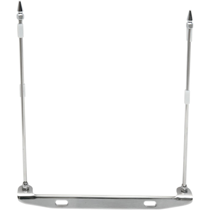 RIVCO PRODUCTS 2030-0515 FH100 License Plate Mounted Double Flag Holder Double Flag Holder - License Plate Mounted