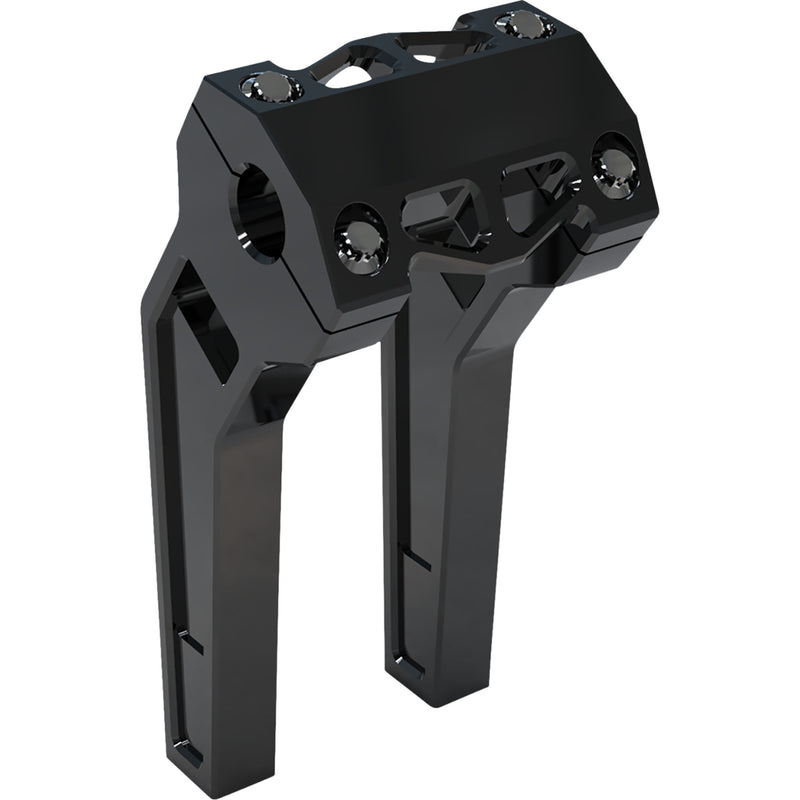LA CHOPPERS 0602-1219 LA-7471-08B Performance Risers - Pullback - 8" - Black Anodized