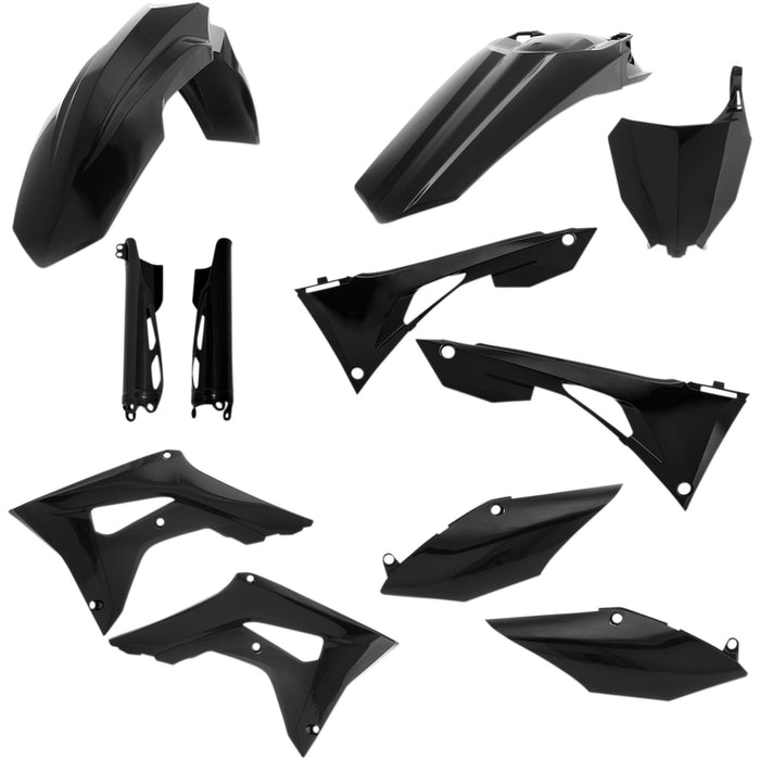 ACERBIS 1403-2744 2736250001 Replacement Plastic Kit Full Replacement Body Kit - Black