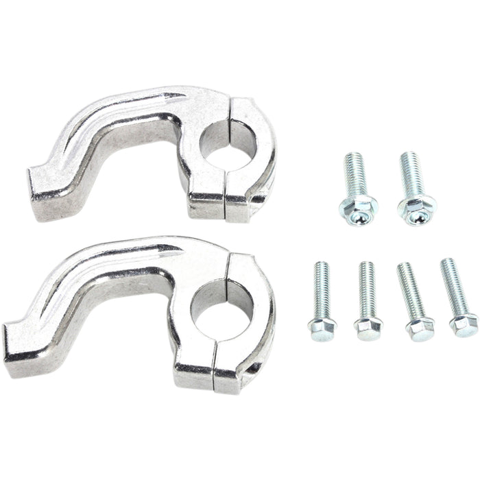 MOOSE OFFROAD 0635-1498 50-232S Replacement Contour Handguard Inner Mount Clamp Handguard Clamp - Contour - 7/8" - Silver