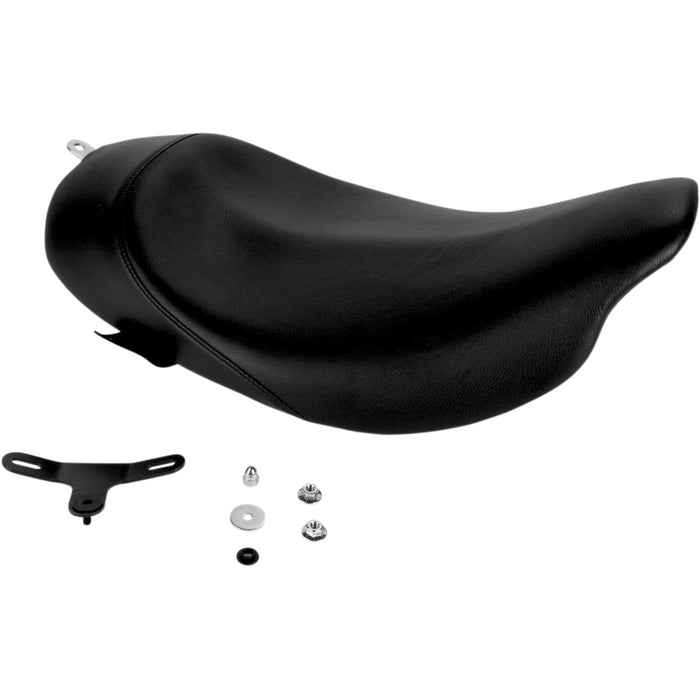 DANNY GRAY 0801-0316 21-403 Buttcrack™ Solo Seat — Smooth - Black - FLHR '08+