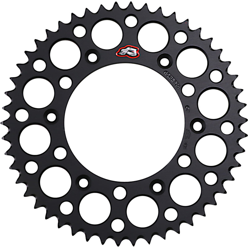 RENTHAL 1211-0032 154U-520-50GRBK Rear Sprocket Sprocket - Honda - Black - 50 Tooth