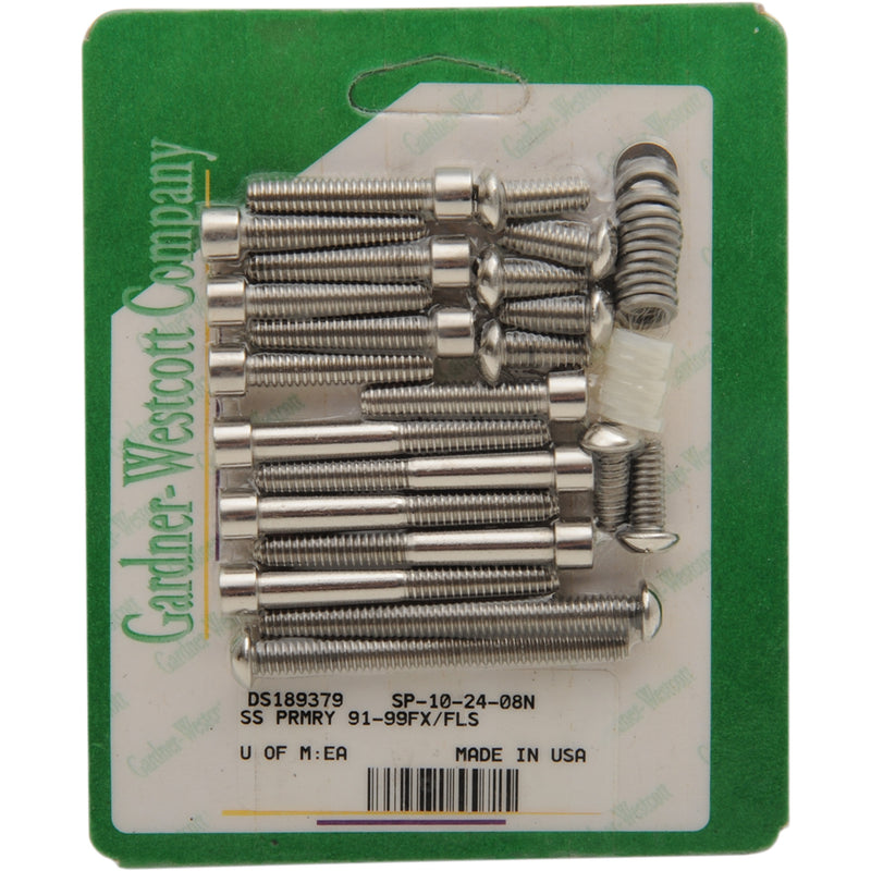 Gardner-Westcott Bolt Kit - SP-10-24-08N For Harley Dyna / Softail / Super 1991-1999