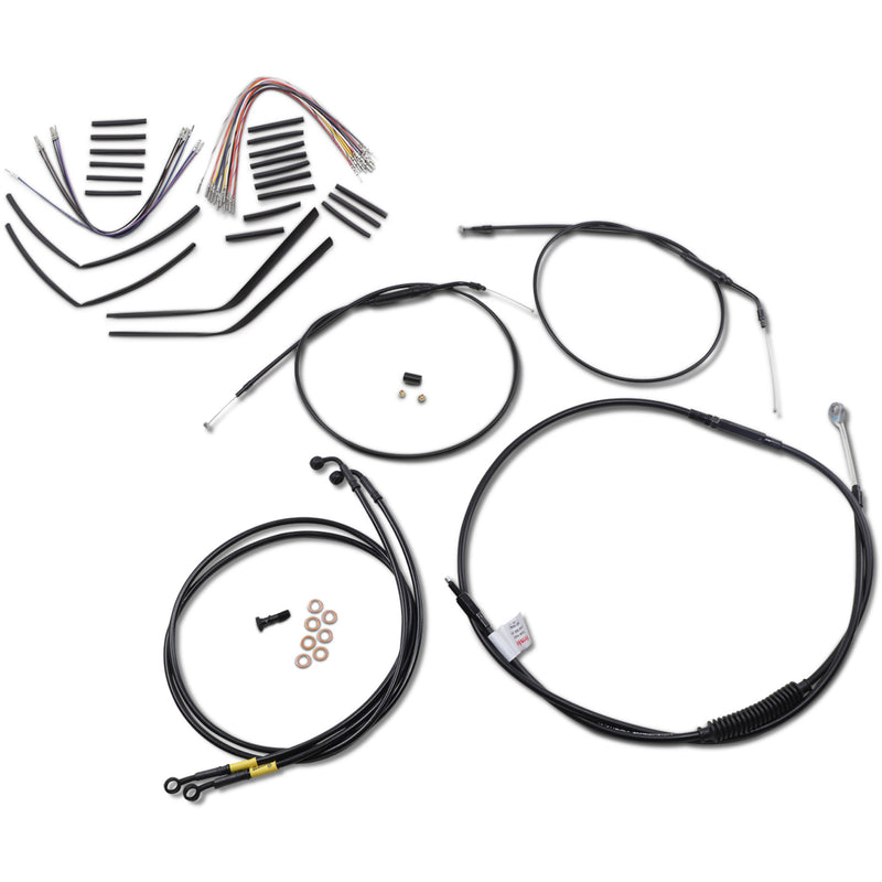 Burly Brand Complete Cable Kit - B30-1198 For Harley Fat Bob 2008-2011