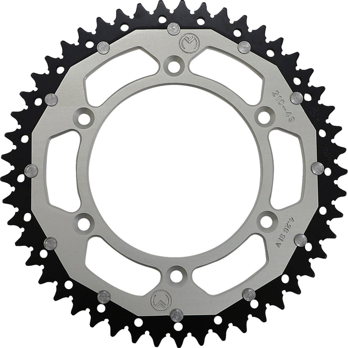 MOOSE OFFROAD 1210-1464 1210-210-49-11X Dual Sprocket silver - 49 tooth