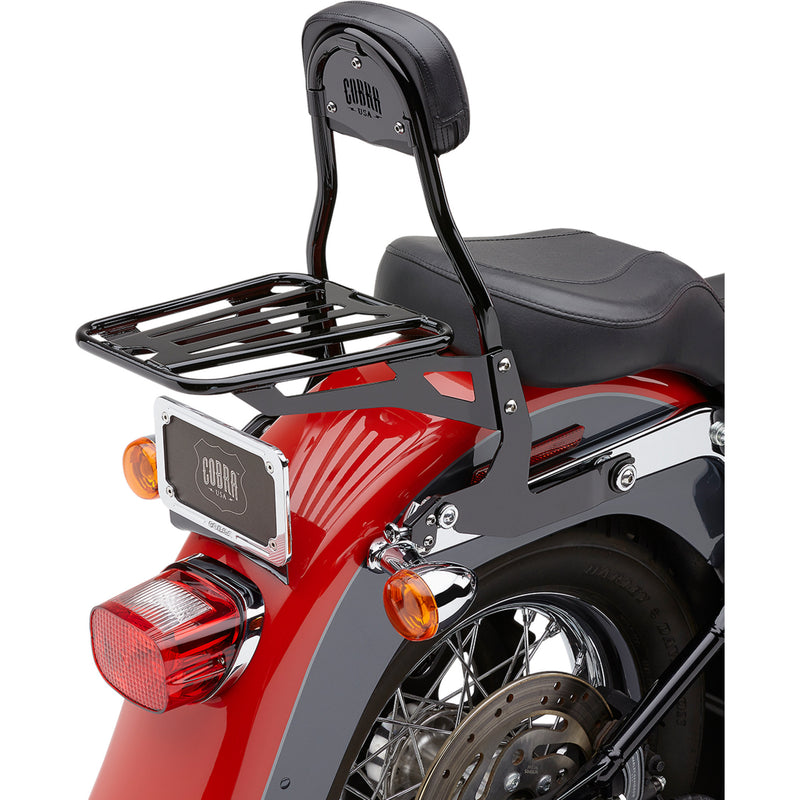 Cobra Backrest Kit - 602-2002B For Harley Softail 2006-2017