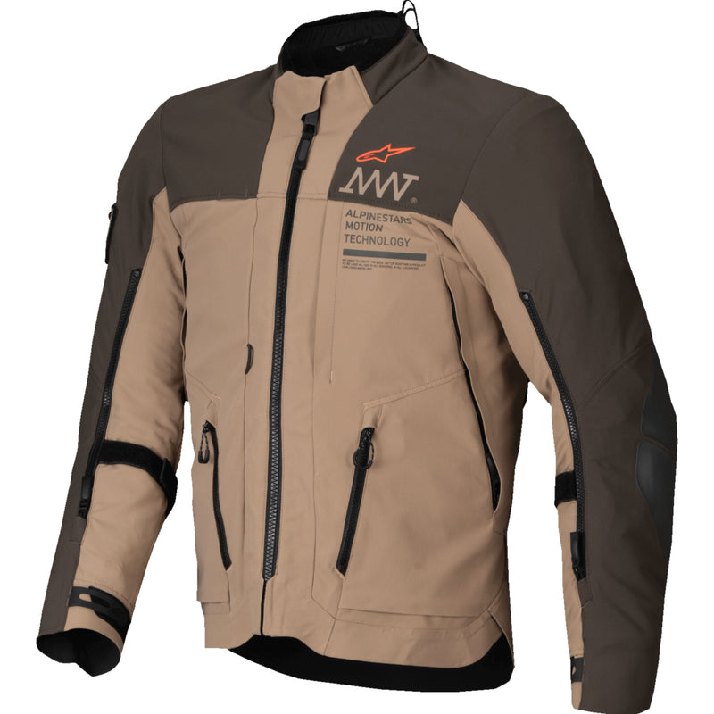 ALPINESTARS AMT-8 Stretch Drystar® XF Jacket Dark - Brown/Dark Khaki