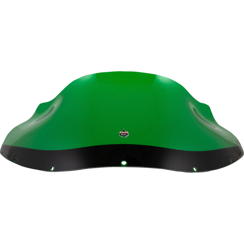 KLOCK WERKS 2310-0776 KWW-02-0613 Kolor Flare™ Windshield - 9" - Green - FXRP