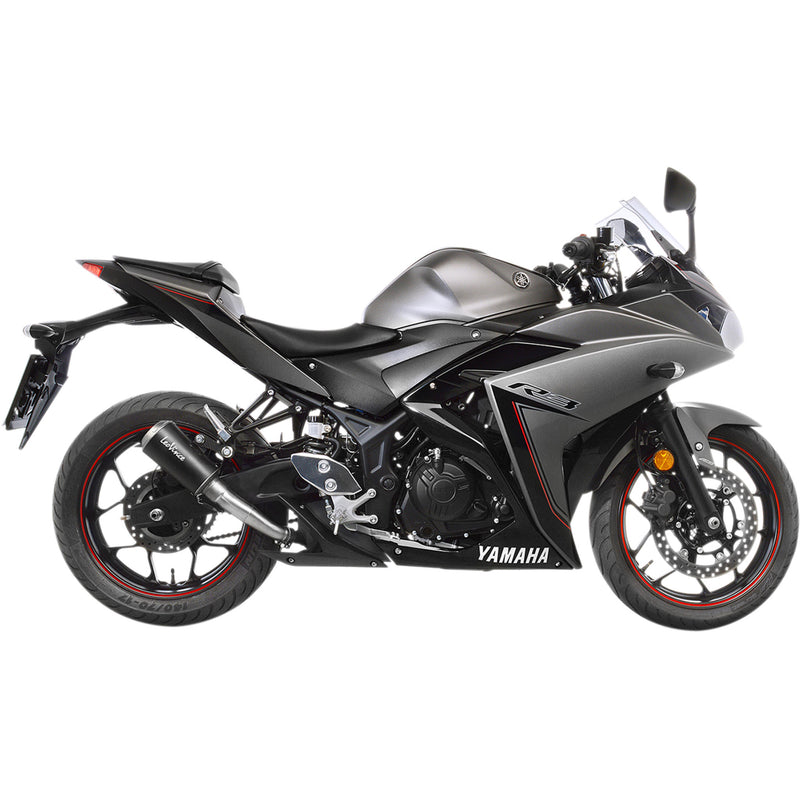 LEOVINCE 1811-3500 15212BU LV-10 Black Edition Slip-On Muffler LV-10 Black Edition Muffler - YZF-R3