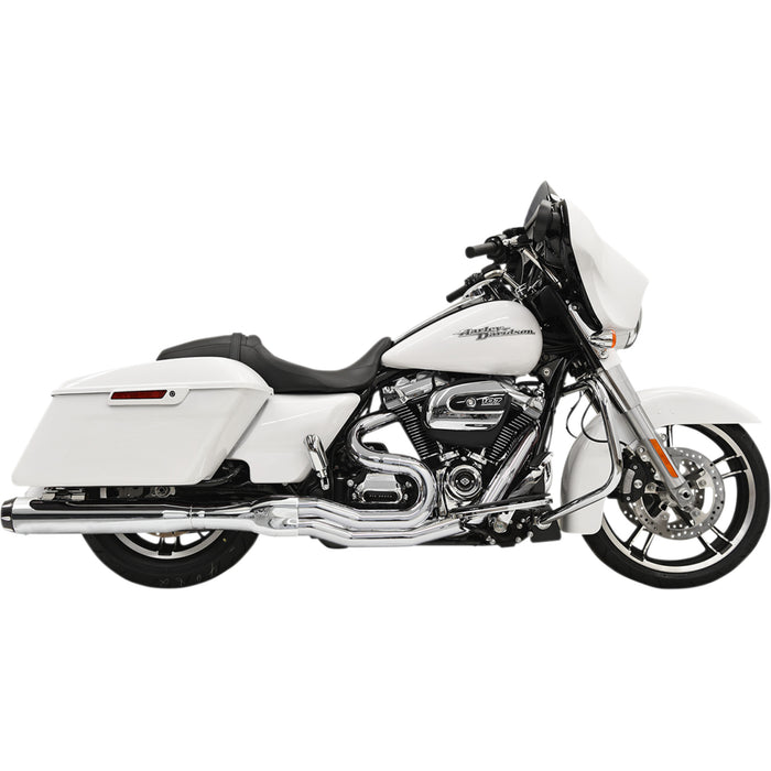 BASSANI XHAUST 1800-2131 1F58R Road Rage 2:1 B4 Exhaust System - Chrome - Straight Can