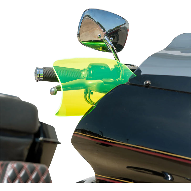 KLOCK WERKS 0635-2817 KWS-01-0127-HC Flare® Handguards harley-davidson hydraulic clutch - green ice