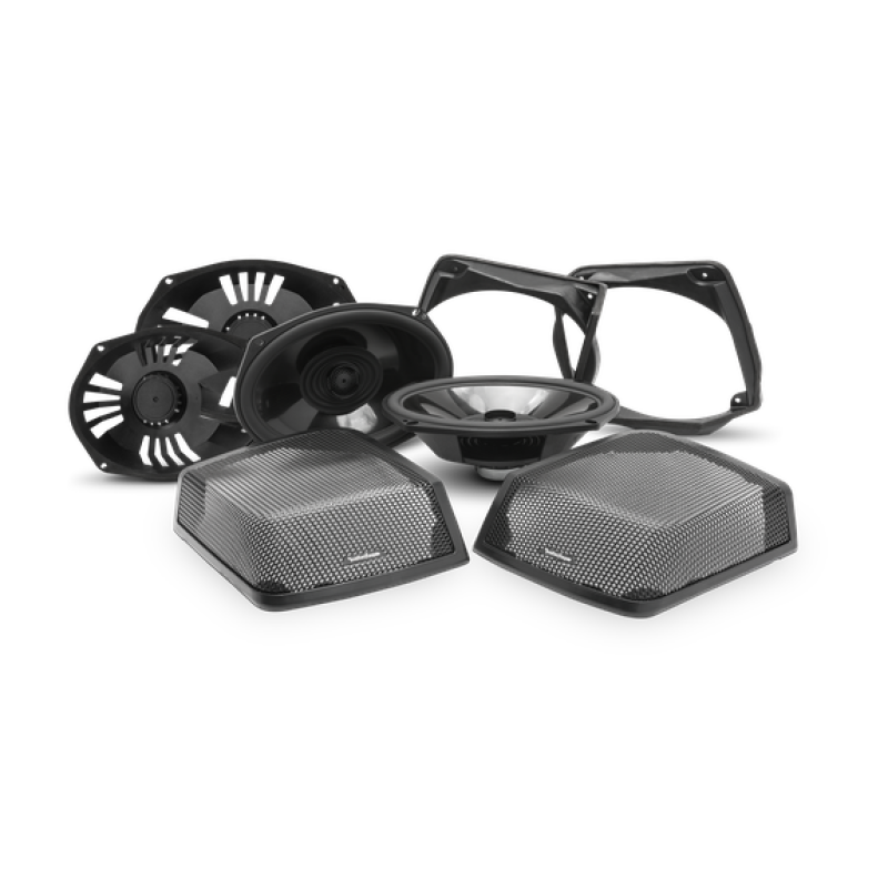 Rockford Fosgate TMS69BL9813 1998-2013+ Harley Davidson Motorcycle Saddlebag Audio Kit - User 1