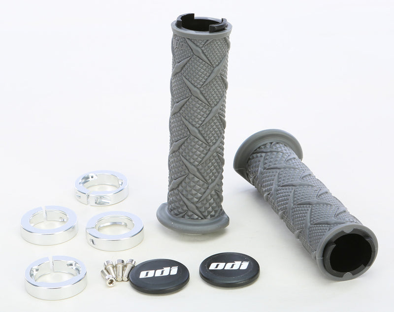 Odi 206-1252 J30XTH-S ATV X-TREME LOCKON GRIP SILVER