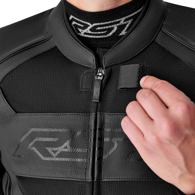 Rst S1 D3O Mesh Leather Jacket Black XS - 103606BLK-38
