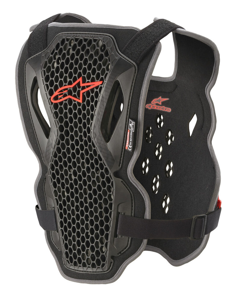 Alpinestars Bionic Action Chest Protector Black RED MD LG - 6700421-13-M/L