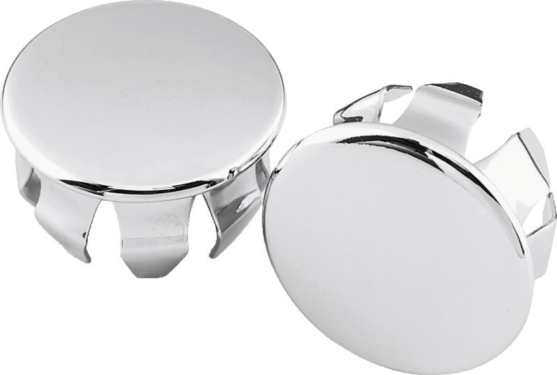 Bikers Choice 492446 62-E83 Chrome Handgrip End Plugs Replaces H-D 56238-62 Pr - Photo - Primary