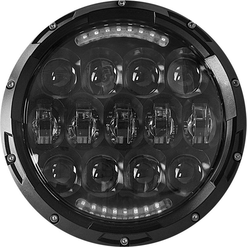 Cyron 227-0001B ABIG7-A6K HEADLIGHT 7" BLACK