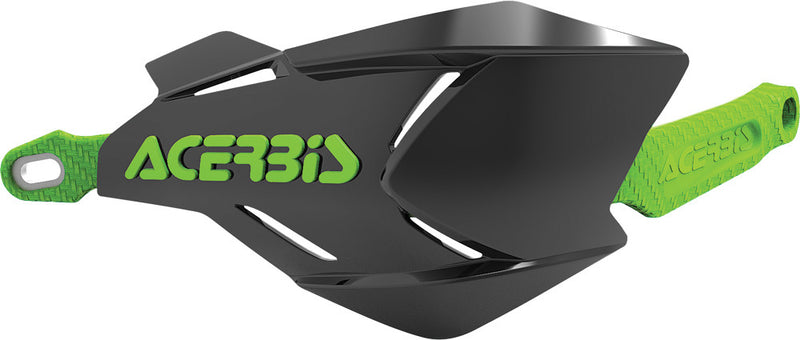 Acerbis X-Factory Handguard Black Green - 2634661043 For Husaberg Dirt Bikes 1989-2014 | Beta Dirt Bikes 2008-2018 | Aprilia 450 / 550 2006-2013