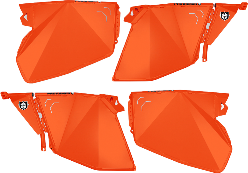 Pro Armor Traditional Half Doors Orange Rust Metallic POL - P144D000ORM Polaris RZR 2014-2020