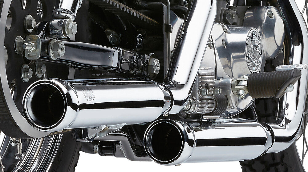 Cobra 82-96004 6036 3" NH SERIES SLIP-ONS CHROME SPORTSTERS 91-03