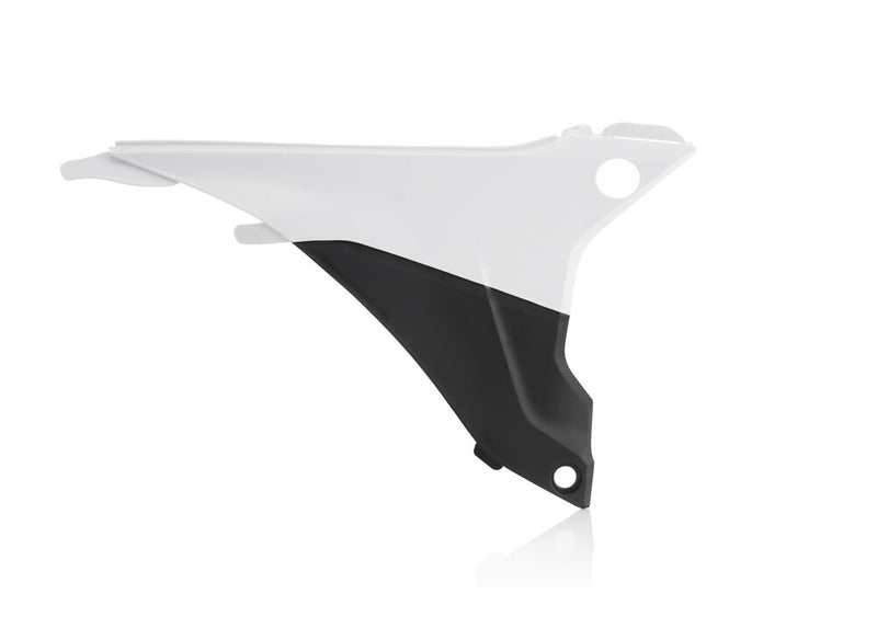 Acerbis Airbox Cover White Black - 2374120002 KTM Dirt Bikes 2014-2016