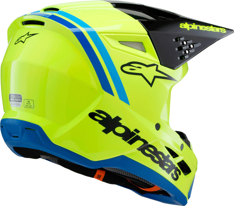 Alpinestars SM3 Radium ヘルメット Alpinestars SM3 Youth Radium Helmet - SpazCycle