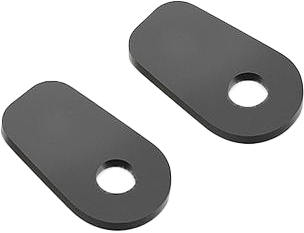 Rizoma Turn Signal Mounting Kit 2 PCS Black - FR221B For BMW Motorcycles 2006-2023 | Aprilia Tuono 2011-2014 | Triumph Tiger Explorer 2012-2014