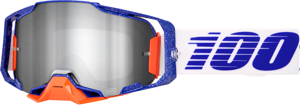 100% 610-5326 50005-00043 ARMEGA GOGGLE LAVINGAAD MIRROR SLVR FLASH