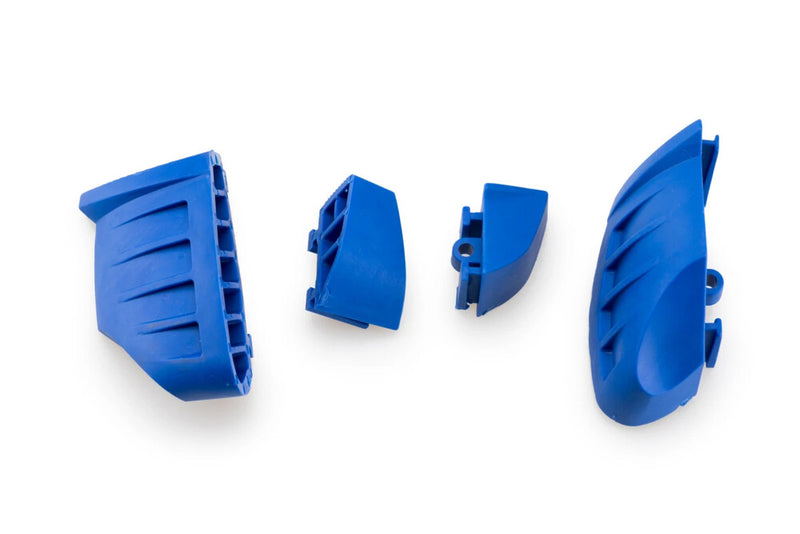 Puig Hi-tech Parts 561-20872B 20872A RUBBER END REPLACEMENT FRAME SLIDER PRO 2.0 PR BLUE