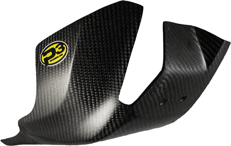P3 Skid Plates Carbon Fiber - 307030 Yamaha YZ 85 2019-2025